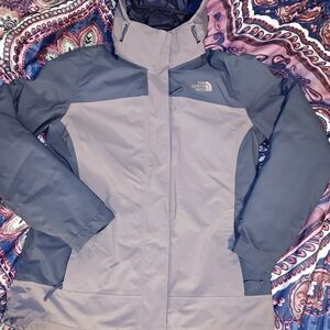 North Face Triclimate model,  3-in-1 winter jacket Women Sz M EUC
